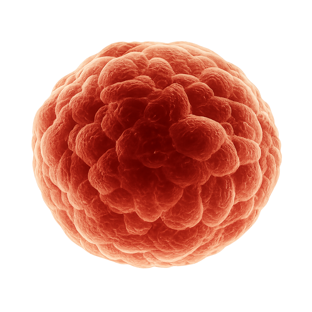 pomarańczowa biomorficzna kula medicavita